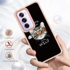 For OPPO Reno12 Pro Global Electroplating Marble Dual-side IMD Phone Case(Natural Growth) - 2