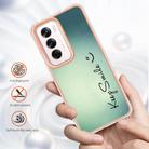 For OPPO Reno12 Global Electroplating Marble Dual-side IMD Phone Case(Smile) - 2