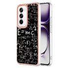 For OPPO Reno12 Global Electroplating Marble Dual-side IMD Phone Case(Equation) - 1