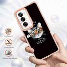 For OPPO Reno12 Global Electroplating Marble Dual-side IMD Phone Case(Natural Growth) - 2