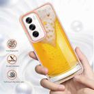 For OPPO Reno12 Global Electroplating Marble Dual-side IMD Phone Case(Draft Beer) - 2