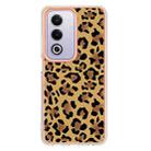 For OPPO A80 5G / A3 Pro Global Electroplating Marble Dual-side IMD Phone Case(Leopard Print) - 3