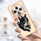 For OPPO Reno12 F 5G Electroplating Marble Dual-side IMD Phone Case(Lucky Dog) - 2