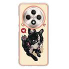 For OPPO Reno12 F 5G Electroplating Marble Dual-side IMD Phone Case(Lucky Dog) - 3