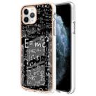 For iPhone 11 Pro Max Electroplating Marble Dual-side IMD Phone Case(Equation) - 1
