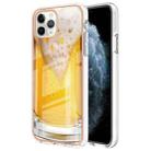 For iPhone 11 Pro Max Electroplating Marble Dual-side IMD Phone Case(Draft Beer) - 1