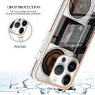 For iPhone 13 Pro Electroplating Marble Dual-side IMD Phone Case(Retro Radio) - 4