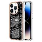 For iPhone 14 Pro Electroplating Marble Dual-side IMD Phone Case(Equation) - 1