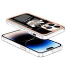 For iPhone 16 Pro Max Electroplating Marble Dual-side IMD Phone Case(Natural Growth) - 3