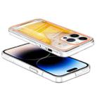 For iPhone 16 Pro Max Electroplating Marble Dual-side IMD Phone Case(Draft Beer) - 3