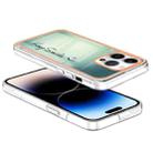 For iPhone 16 Pro Electroplating Marble Dual-side IMD Phone Case(Smile) - 3