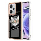 For Xiaomi Redmi Note 12 Pro+ Global Electroplating Marble Dual-side IMD Phone Case(Natural Growth) - 1