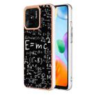 For Xiaomi Redmi 10C Electroplating Marble Dual-side IMD Phone Case(Equation) - 1