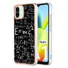For Xiaomi Redmi A1 Electroplating Marble Dual-side IMD Phone Case(Equation) - 1