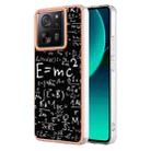 For Xiaomi 13T/13T Pro Electroplating Marble Dual-side IMD Phone Case(Equation) - 1