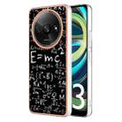 For Xiaomi Redmi A3 Electroplating Marble Dual-side IMD Phone Case(Equation) - 1