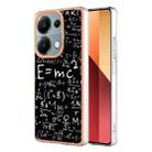 For Xiaomi Redmi Note 13 Pro 4G/Poco M6 Pro 4G Electroplating Marble Dual-side IMD Phone Case(Equation) - 1