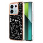 For Xiaomi Redmi Note 13 Pro 5G Electroplating Marble Dual-side IMD Phone Case(Equation) - 1