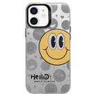 For iPhone 12 English Characters PC Phone Case(Big Smiley Face) - 1
