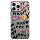 For iPhone 15 Pro English Characters PC Phone Case(Little Smiley Face) - 1