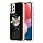 For Samsung Galaxy A13 4G Electroplating Marble Dual-side IMD Phone Case(Natural Growth) - 1