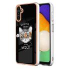 For Samsung Galaxy A14 5G / 4G Electroplating Marble Dual-side IMD Phone Case(Natural Growth) - 1