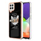 For Samsung Galaxy A22 4G EU Version Electroplating Marble Dual-side IMD Phone Case(Natural Growth) - 1