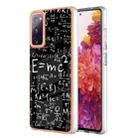 For Samsung Galaxy S20 FE Electroplating Marble Dual-side IMD Phone Case(Equation) - 1