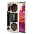 For Samsung Galaxy S20 FE Electroplating Marble Dual-side IMD Phone Case(Retro Radio) - 1