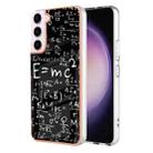 For Samsung Galaxy S23 5G Electroplating Marble Dual-side IMD Phone Case(Equation) - 1