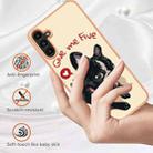 For Samsung Galaxy A35 5G Electroplating Marble Dual-side IMD Phone Case(Lucky Dog) - 6