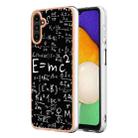 For Samsung Galaxy A55 5G Electroplating Marble Dual-side IMD Phone Case(Equation) - 1