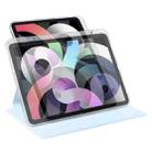 For iPad Pro 11 2022 / Air 10.9 2022 Clear Acrylic 360 Rotation Detachable Leather Tablet Case(Ice Blue) - 6