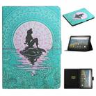 For Amazon Kindle Fire Max 11 Colored Drawing Smart Leather Tablet Case(Mermaid) - 1