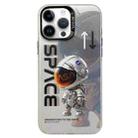 For iPhone 13 Pro Astronaut Pattern PC Phone Case(Gray Astronaut) - 1