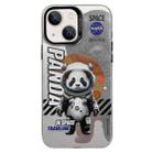 For iPhone 13 Astronaut Pattern PC Phone Case(Gray Panda) - 1