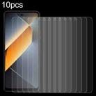 For TECNO Pova 6 Neo 10pcs 0.26mm 9H 2.5D Tempered Glass Film - 1