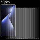 For Tecno Pova 5 Pro 50pcs 0.26mm 9H 2.5D Tempered Glass Film - 1