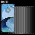 For Motorola Moto G54 10pcs 0.26mm 9H 2.5D Tempered Glass Film - 1