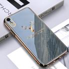 For iPhone X / XS GKK PC + Solid Color Plating Protective Case(Grey) - 1