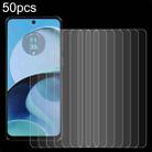 For Motorola Moto G14 50pcs 0.26mm 9H 2.5D Tempered Glass Film - 1