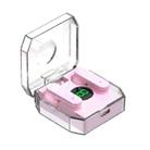K30 Transparent Capsule Digital Display Touch Control Bluetooth Earphones(Pink) - 1