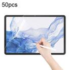 For Samsung Galaxy Tab S8 50pcs Matte Paperfeel Screen Protector - 1