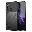 For Motorola Moto One Fusion Plus Thunderbolt Shockproof TPU Protective Soft Case(Black) - 1