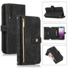 For Huawei P20 Pro Dream 9-Card Wallet Zipper Bag Leather Phone Case(Black) - 1