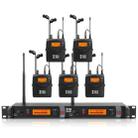 XTUGA RW2080 UHF Wireless Stage Singer In-Ear Monitor System 5 BodyPacks(US Plug) - 1