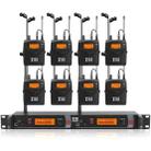 XTUGA RW2080 UHF Wireless Stage Singer In-Ear Monitor System 8 BodyPacks(US Plug) - 1