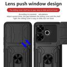 For Xiaomi Redmi 13 4G Global Sliding Camshield TPU+PC Phone Case with Card Slot(Black) - 3