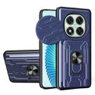 For Redmi Note 14 Pro 5G Sliding Camshield TPU+PC Phone Case with Card Slot(Blue) - 1