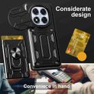 For Redmi Note 14 Pro+ 5G Sliding Camshield TPU+PC Phone Case with Card Slot(Rose Gold) - 3